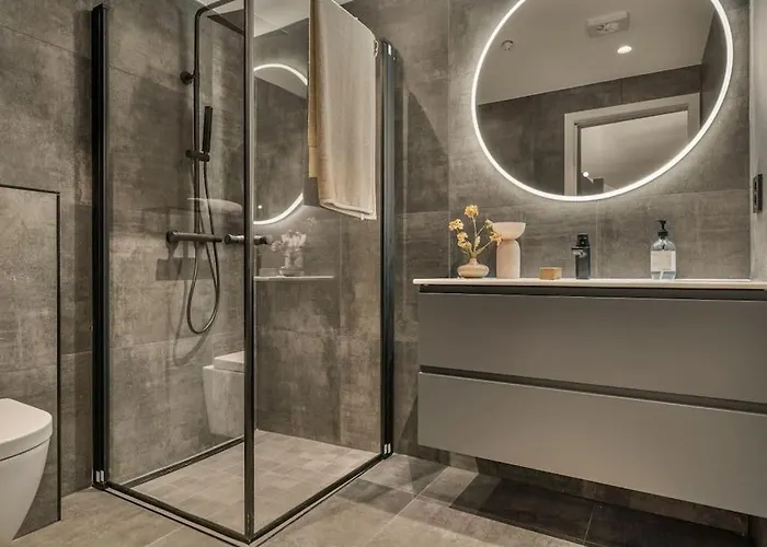 公寓 Modern New Townhouse City Centre 卑爾根